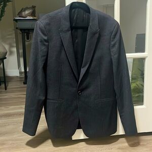 All Saints Charcoal Grey Colt Blazer, Size 40, Never Worn